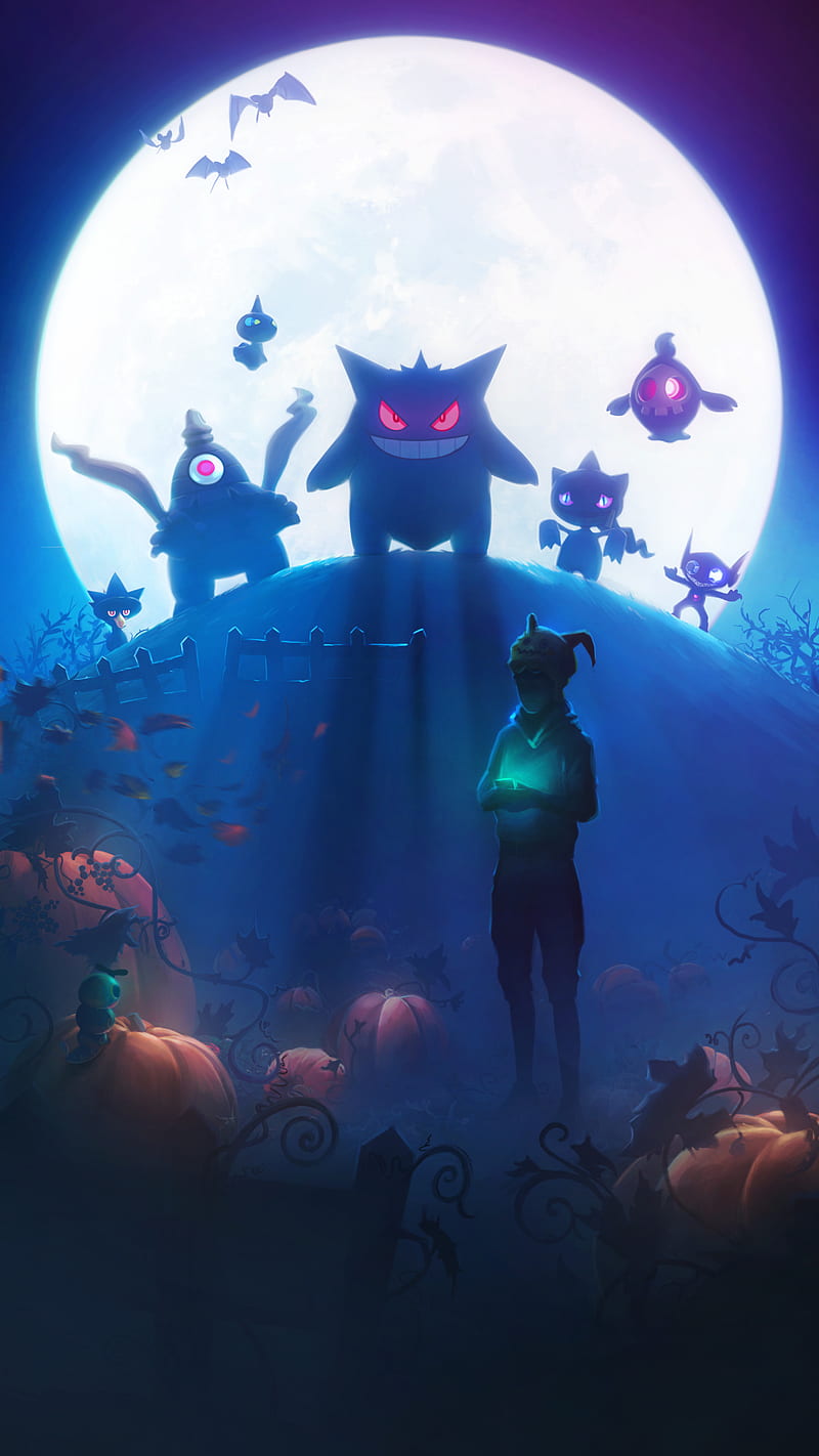 Pokemon Halloween, HD phone wallpaper | Peakpx