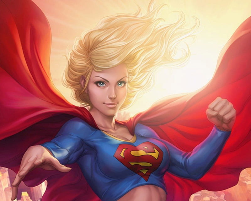 Supergirl, kara, cg, linda danvers, yellow, superhero, magic, sweet,  fantasy, HD wallpaper | Peakpx