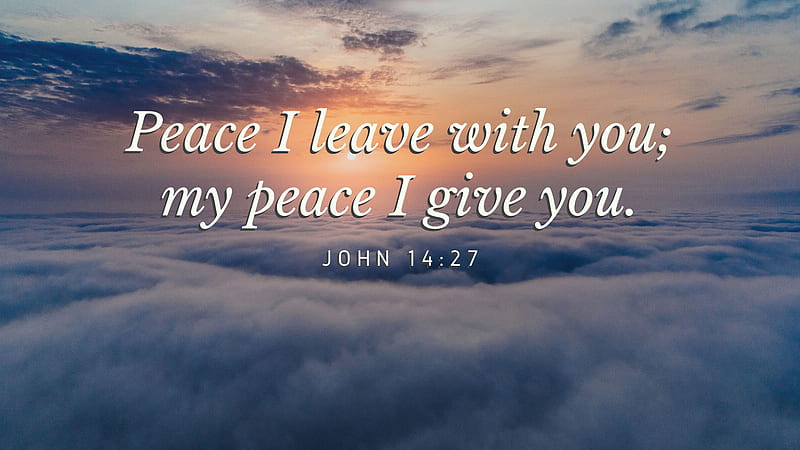 Peace I Leave With You My Peace I Give You Jesus, HD wallpaper