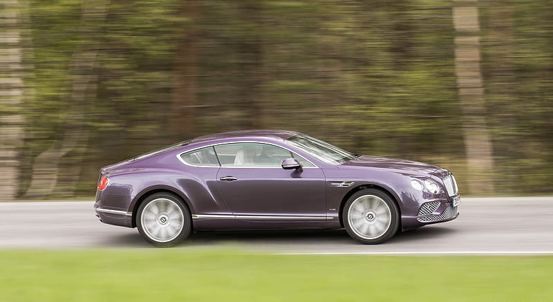 2016 Bentley Continental GT W12 (Grey Violet) - Side , car, HD wallpaper