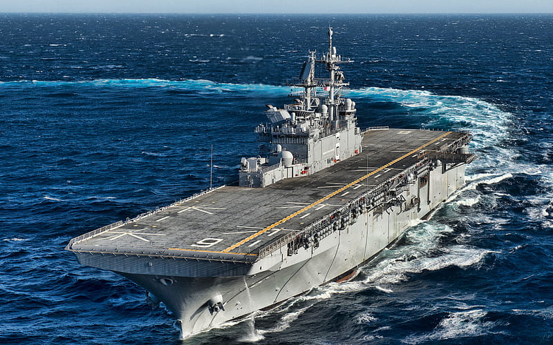 USS America, LHA-6, assault ships, United States Navy, US army, battleship, US Navy, HD wallpaper