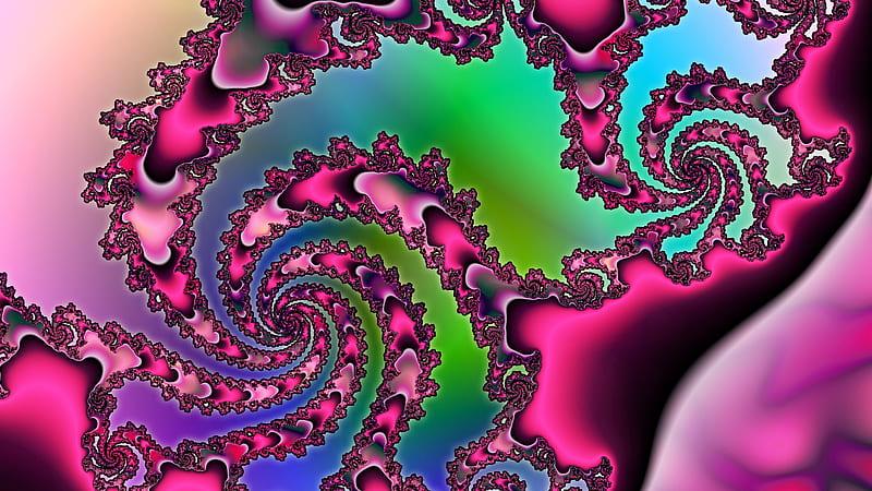 Pink Green Trippy Art Trippy, HD wallpaper | Peakpx