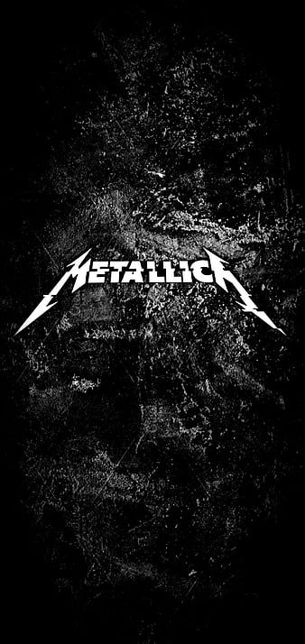 Metallica Logo, art, black, heavy metal, logos, metal, music, stone, HD mobile wallpaper
