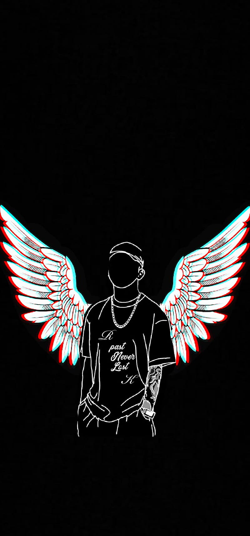 Angel, boy, alon, HD phone wallpaper