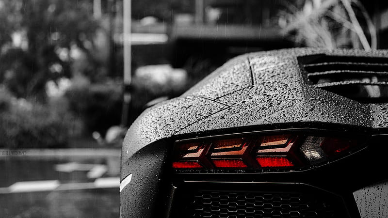 Lamborghini Tail Light, lamborghini, carros, light, HD wallpaper