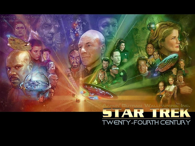 star trek universe, next gen, voyager, janeway, sisko, ds9, picard, HD wallpaper