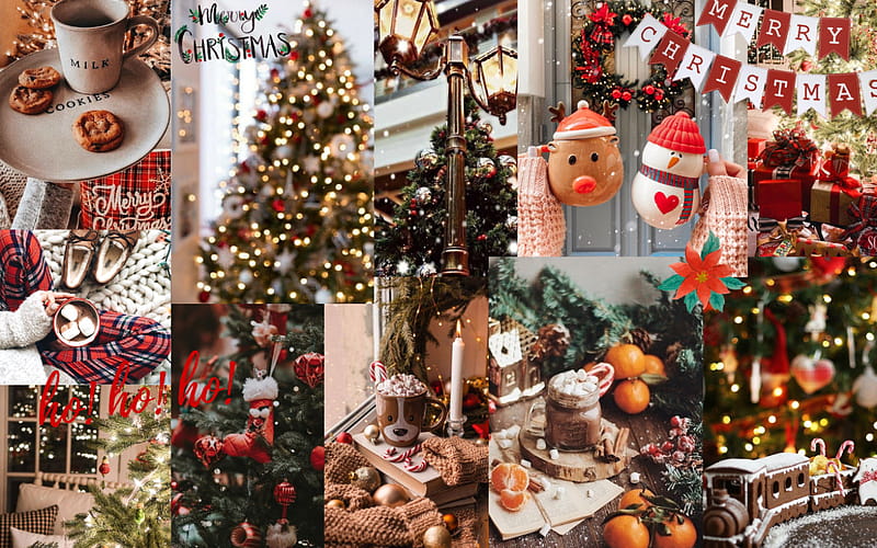 10 Christmas Wallpaper Collages  Green Christmas Collage  Idea Wallpapers   iPhone WallpapersColor Schemes