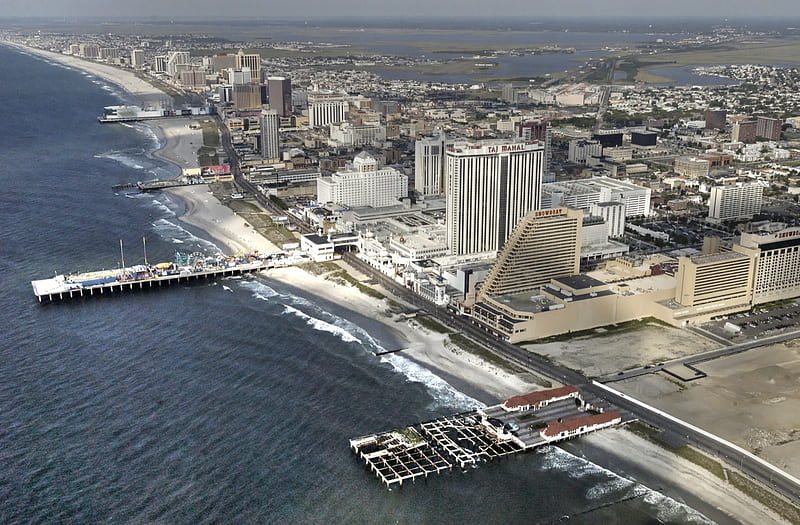 Atlantic City, united states of america, usa, new jersey, HD wallpaper