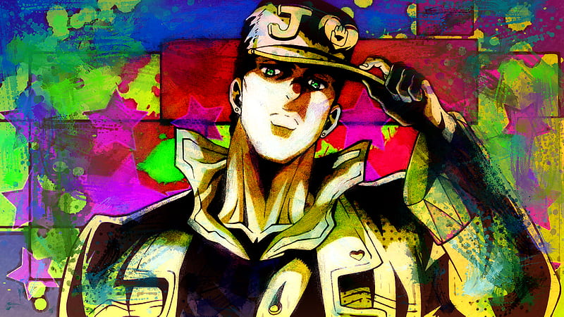 Anime, Jojo's Bizarre Adventure, Jotaro Kujo, HD wallpaper