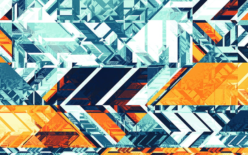 arrows creative, arrows texture, colorful lines, geometry, abstract background, geometric shapes, HD wallpaper