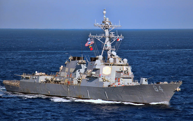 USS Bulkeley, DDG-84, destroyer, United States Navy, US army, battleship, US Navy, Arleigh Burke-class, HD wallpaper