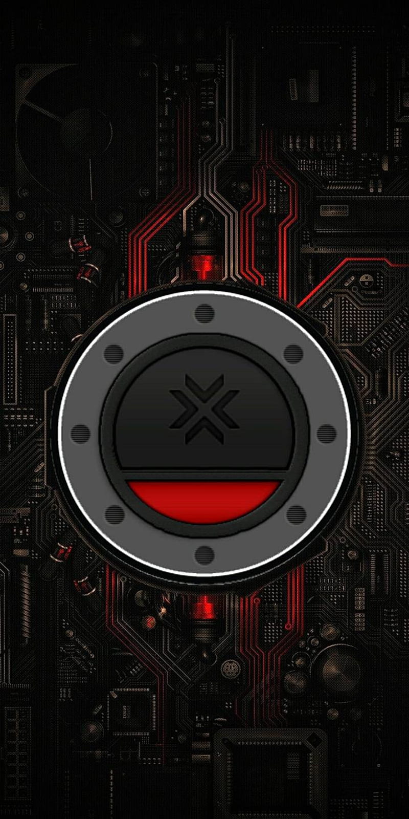 Tech, Red, Hd Phone Wallpaper 