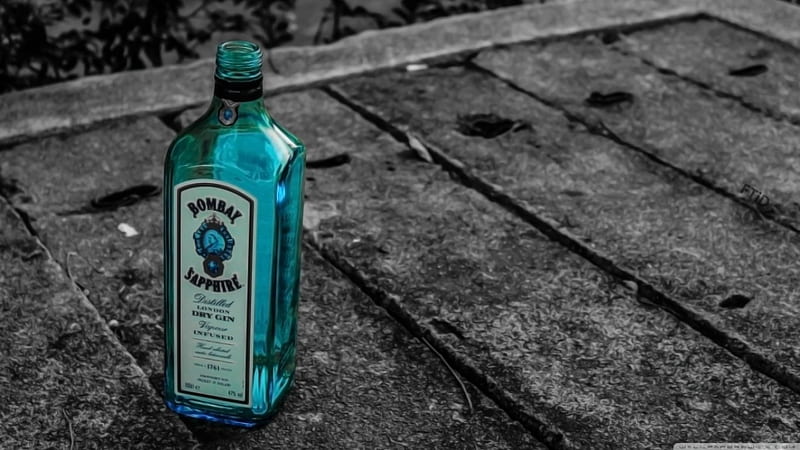 Botella de ranodm en la calle, bebida alcohólica gin, abstracto, alcohol,  bebida gráfica, Fondo de pantalla HD | Peakpx