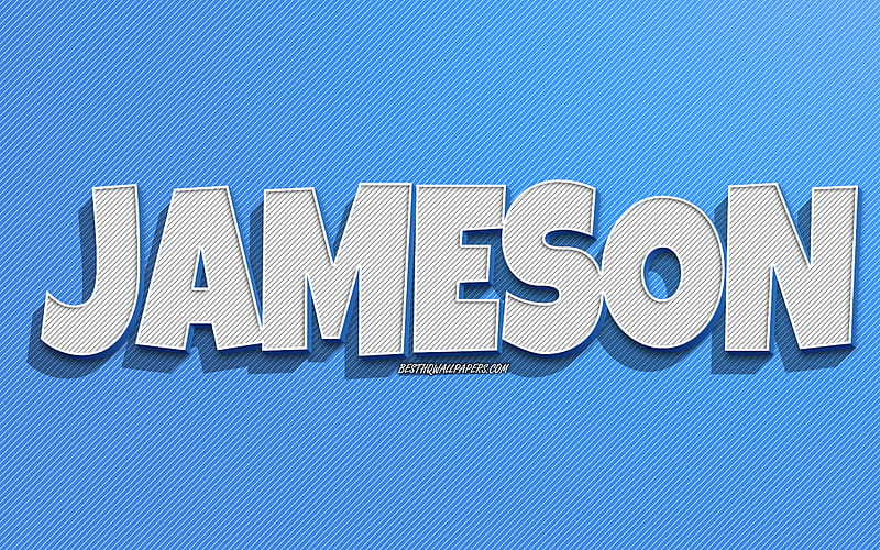 jameson-blue-lines-background-with-names-jameson-name-male-names