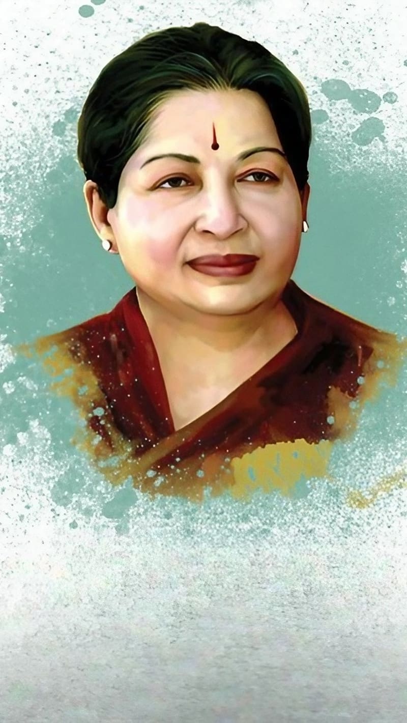 J Jayalalitha, Painting Art, politician, actress, amma, HD phone wallpaper