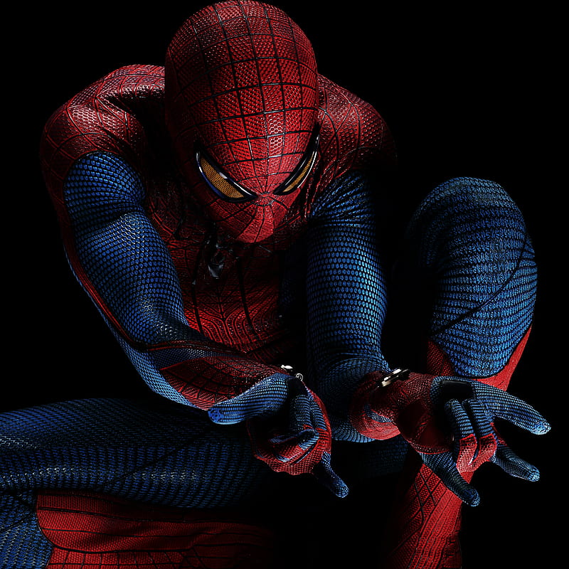 Spiderman, comic, red and blue, HD phone wallpaper