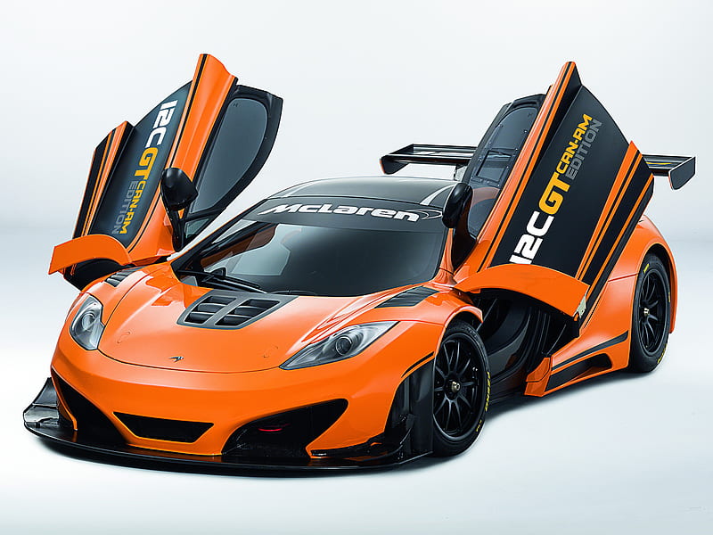 2012 McLaren MP4-12C Can-Am Edition, Coupe, GT Racing, Race Car, Turbo, V8, HD wallpaper