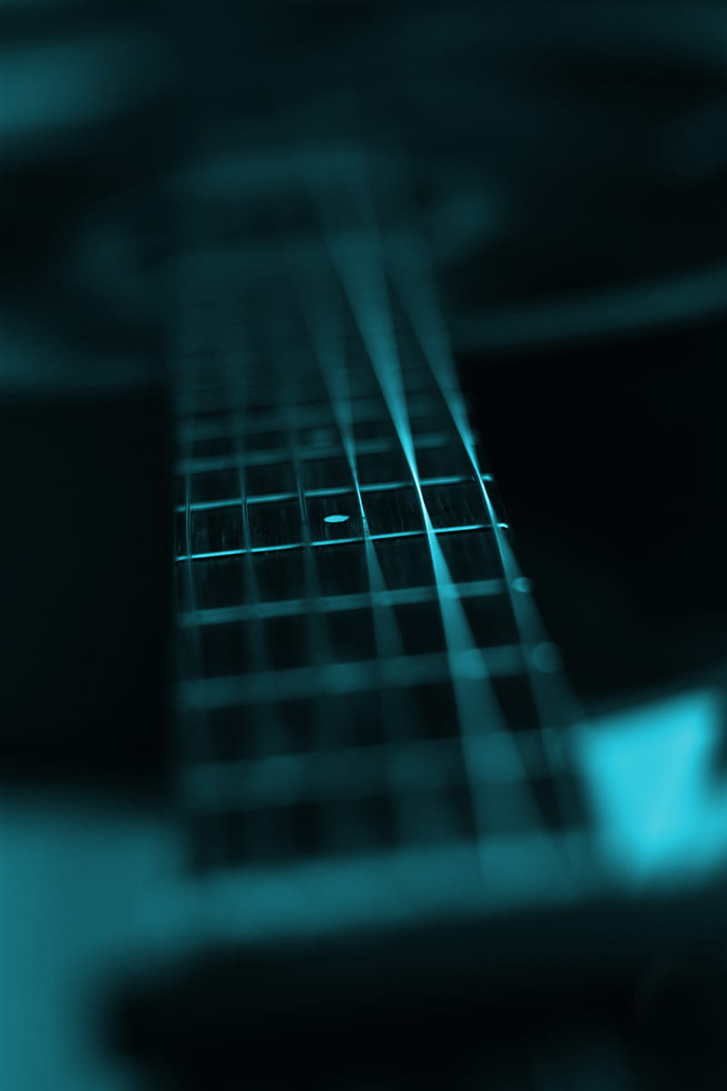 guitar strings, blurry, music, instrument, Others, HD phone wallpaper