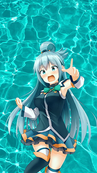 Aqua [Kono Subarashii Sekai ni Shukufuku wo!](1250x2222) : r/Animewallpaper