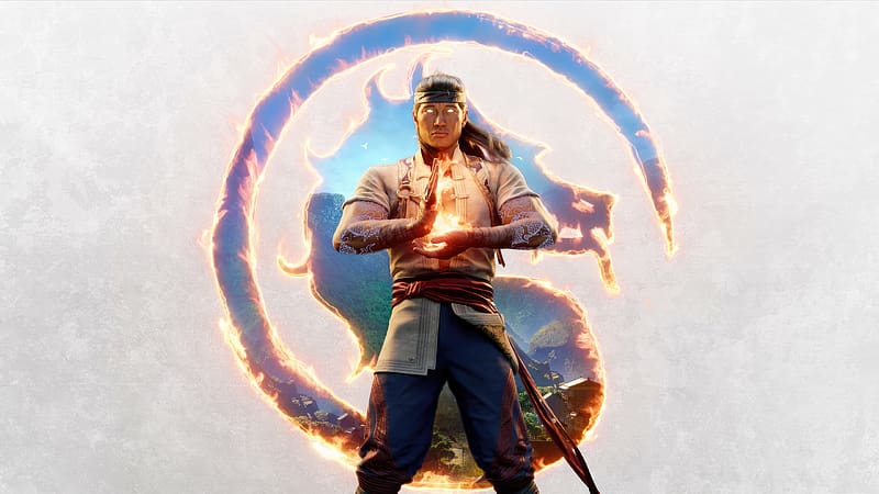 Mortal Kombat 1, 2023 game, fire fighter, HD wallpaper
