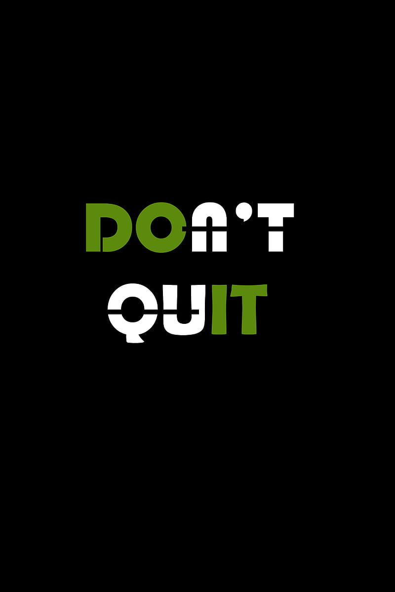Inspiring motivation quote with text Don t Quit. Vector typography poster  design concept Stock Vector Image & Art - Alamy