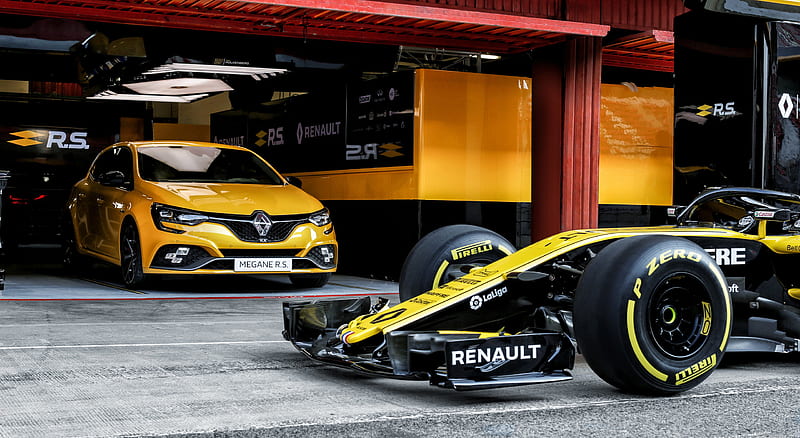 2019 Renault Megane R.S. Trophy and Renault R.S. 18 Single Seater - Front , car, HD wallpaper