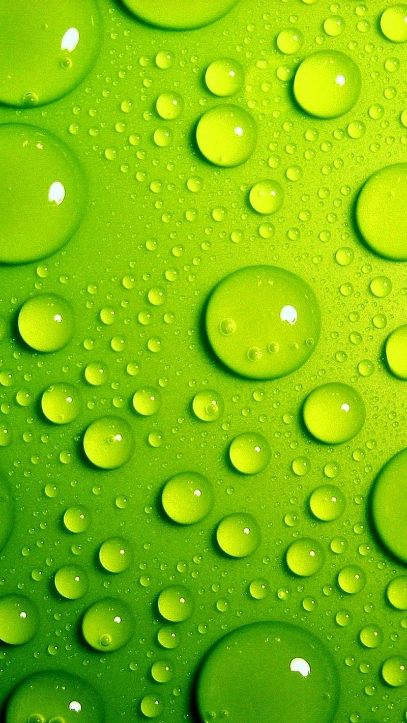 Water drop , green, HD phone wallpaper