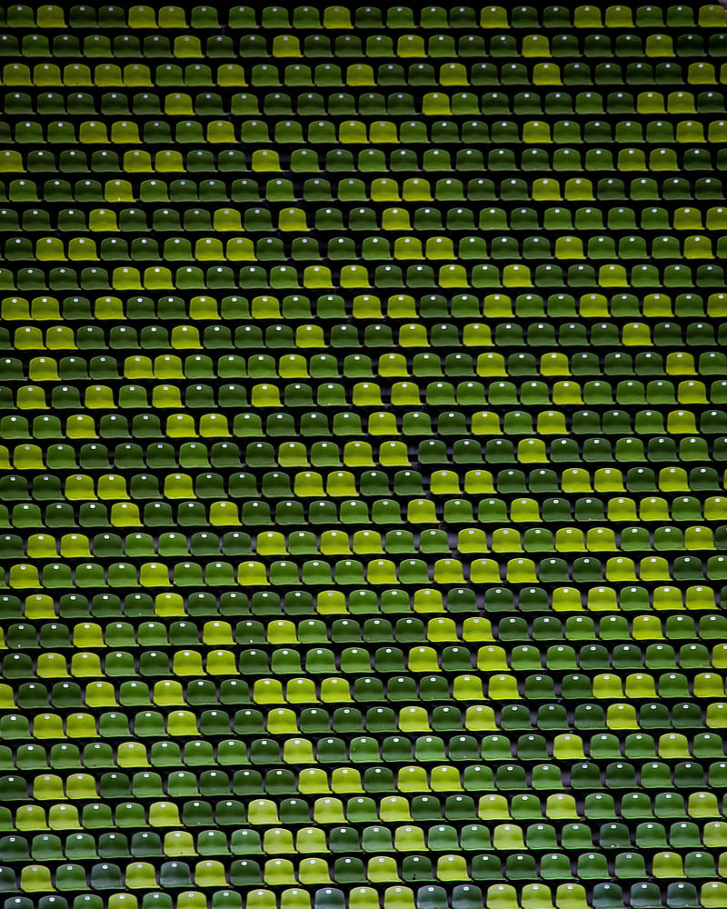 stadium, chairs, green, shades, HD phone wallpaper