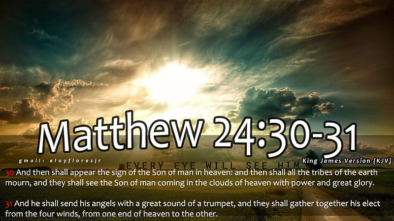 Matthew 24:30-31, Matthew 24 30 31, Bible Verse, Bible Verse Background, Bible  Verse, Hd Wallpaper | Peakpx