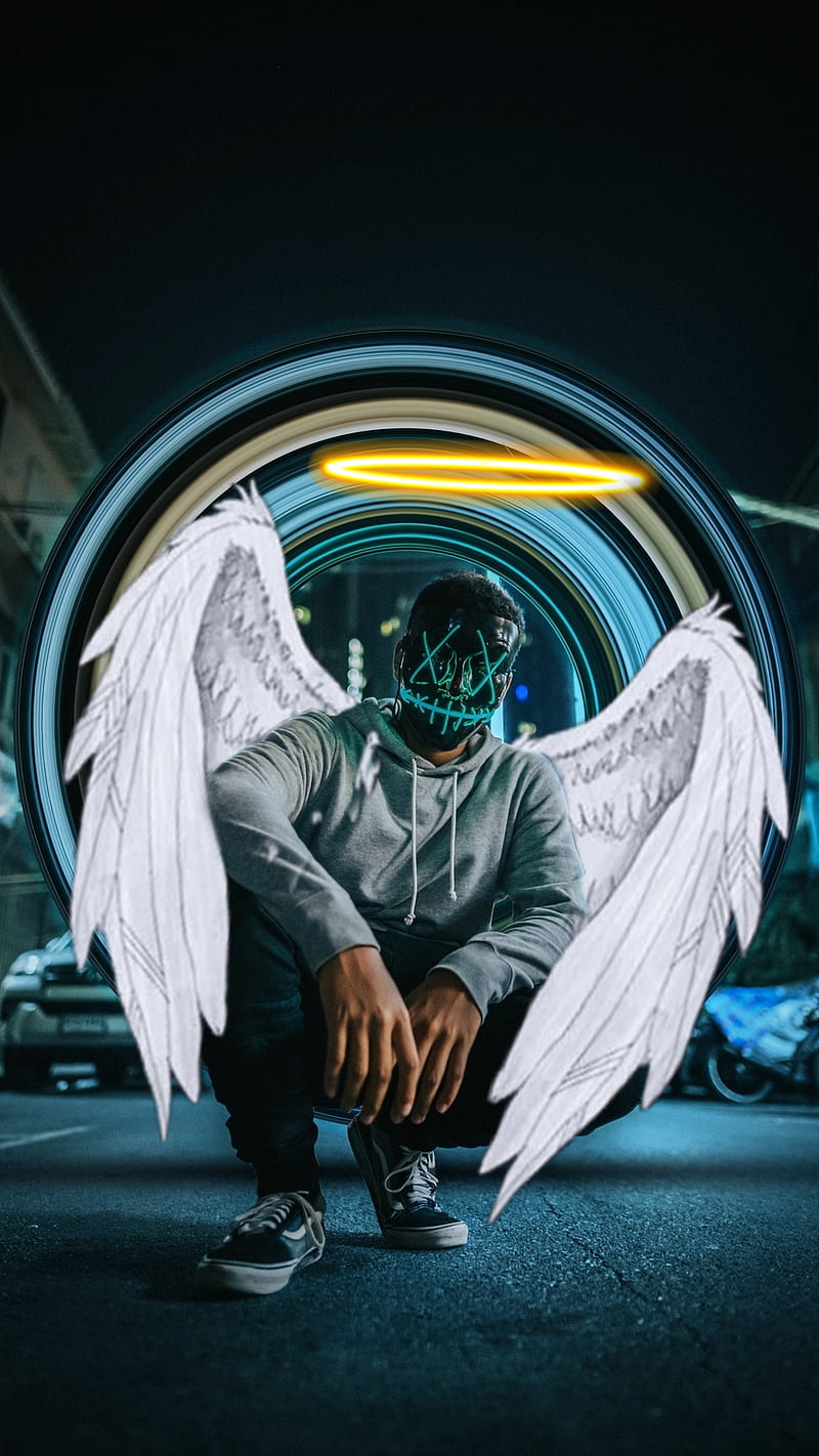 Attitude wings, lucifer, hacking, HD phone wallpaper