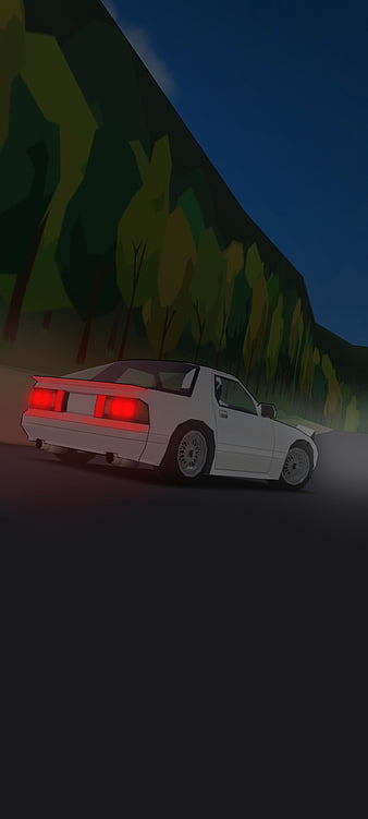 Drifting Through The Night Fc3s City Lights Toyota Trueno Anime Carros Hd Wallpaper Peakpx