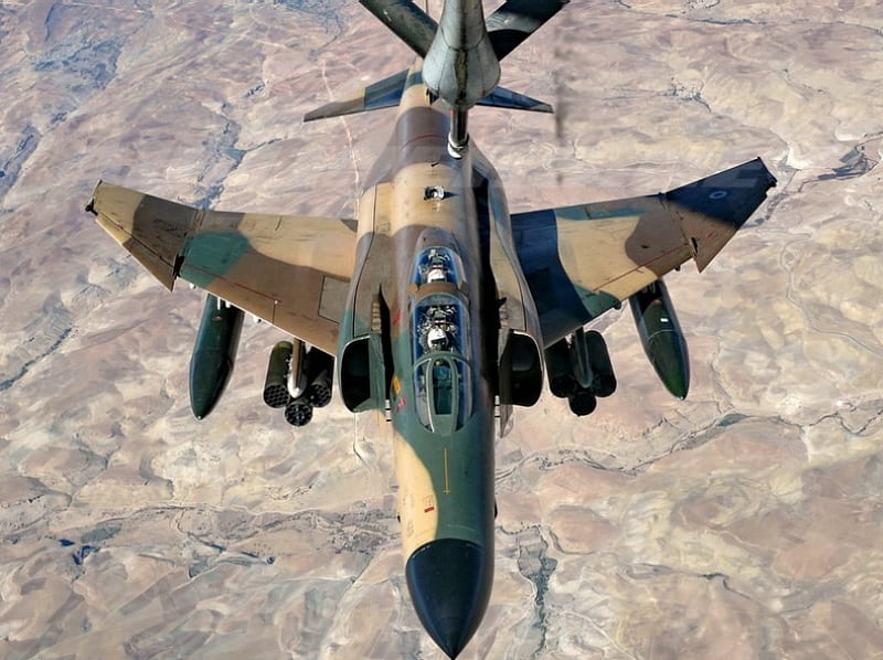 McDonnell Douglas F-4E Phantom II, Military, F-4E Phantom II, McDonnell Douglas, Fighter, HD wallpaper