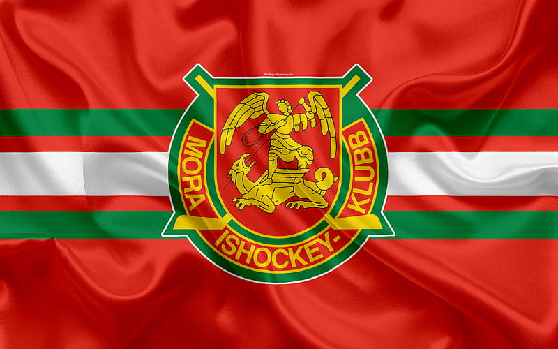 Mora IK, Swedish hockey club emblem, logo, Swedish Hockey League, SHL, hockey, Mora, Sweden, HD wallpaper