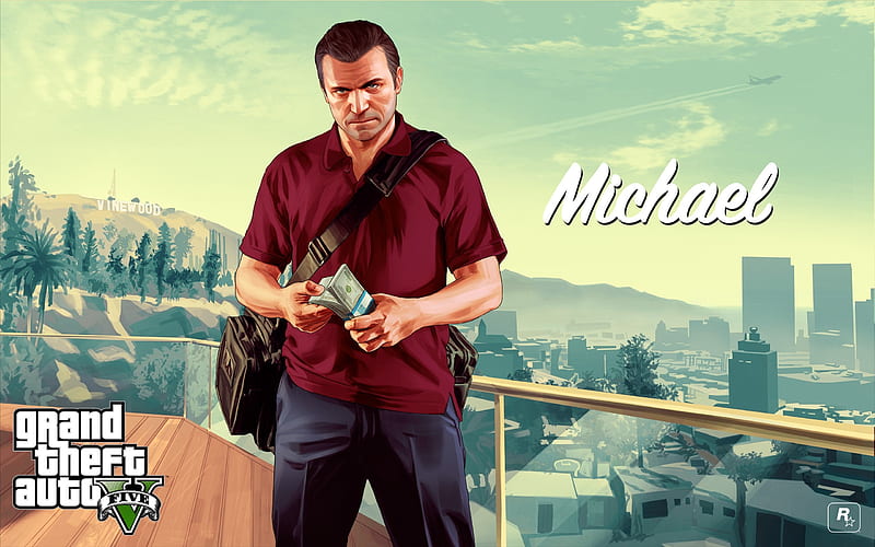 Michael-Grand Theft Auto V GTA 5 Game, HD wallpaper | Peakpx