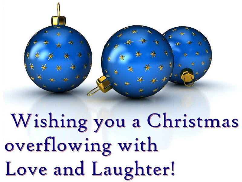 Love and laughter, christmas, wish, love, laughter, greeting, HD wallpaper