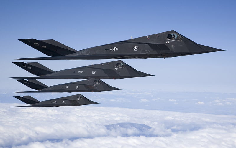 Lockheed F-117 Nighthawk, Lockheed, Stealth, F117, Fighter, HD wallpaper