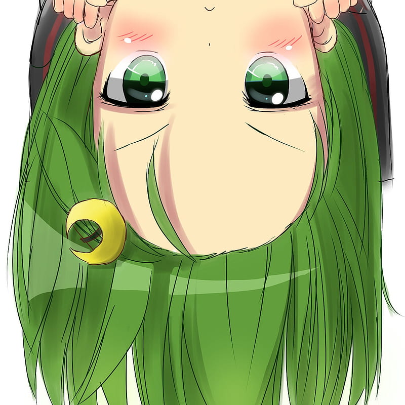 Nagatsuki (Kancolle), Kantai Collection, anime girls, green hair, green eyes, HD phone wallpaper