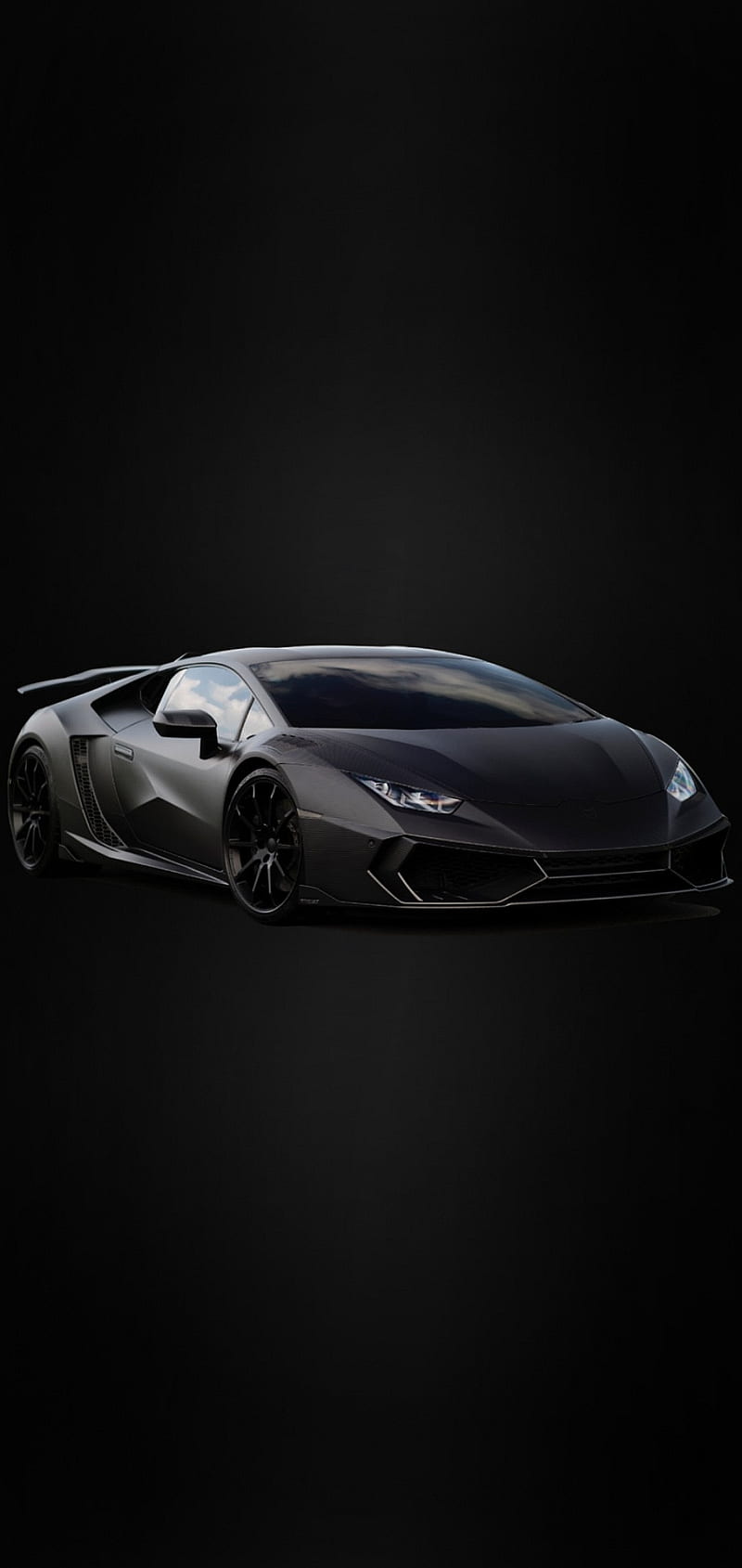 Dark Lamborghini , black, car, carros, cobra, ford, mustang, smart, sport, tuning, HD phone wallpaper