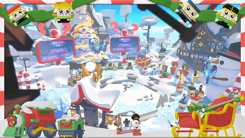 Roblox Bedwars Winter Hub là một nơi tuyệt vời để trải nghiệm các hoạt động Giáng Sinh thú vị trên Roblox. Hãy tham gia vào các trò chơi đầy thử thách và sáng tạo cùng với các game thủ khác và mang tới cho mình những giây phút tuyệt vời nhất trong mùa lễ hội này.