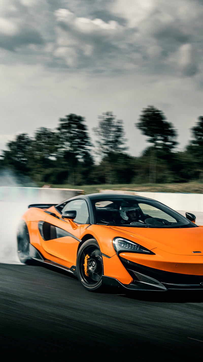 1920x1080px, 1080P free download | Drifting McLaren, 600lt, orange, car ...