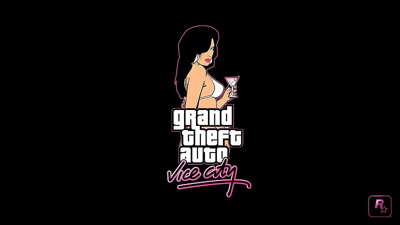 Gta Vice City, gta, games, logo, HD wallpaper