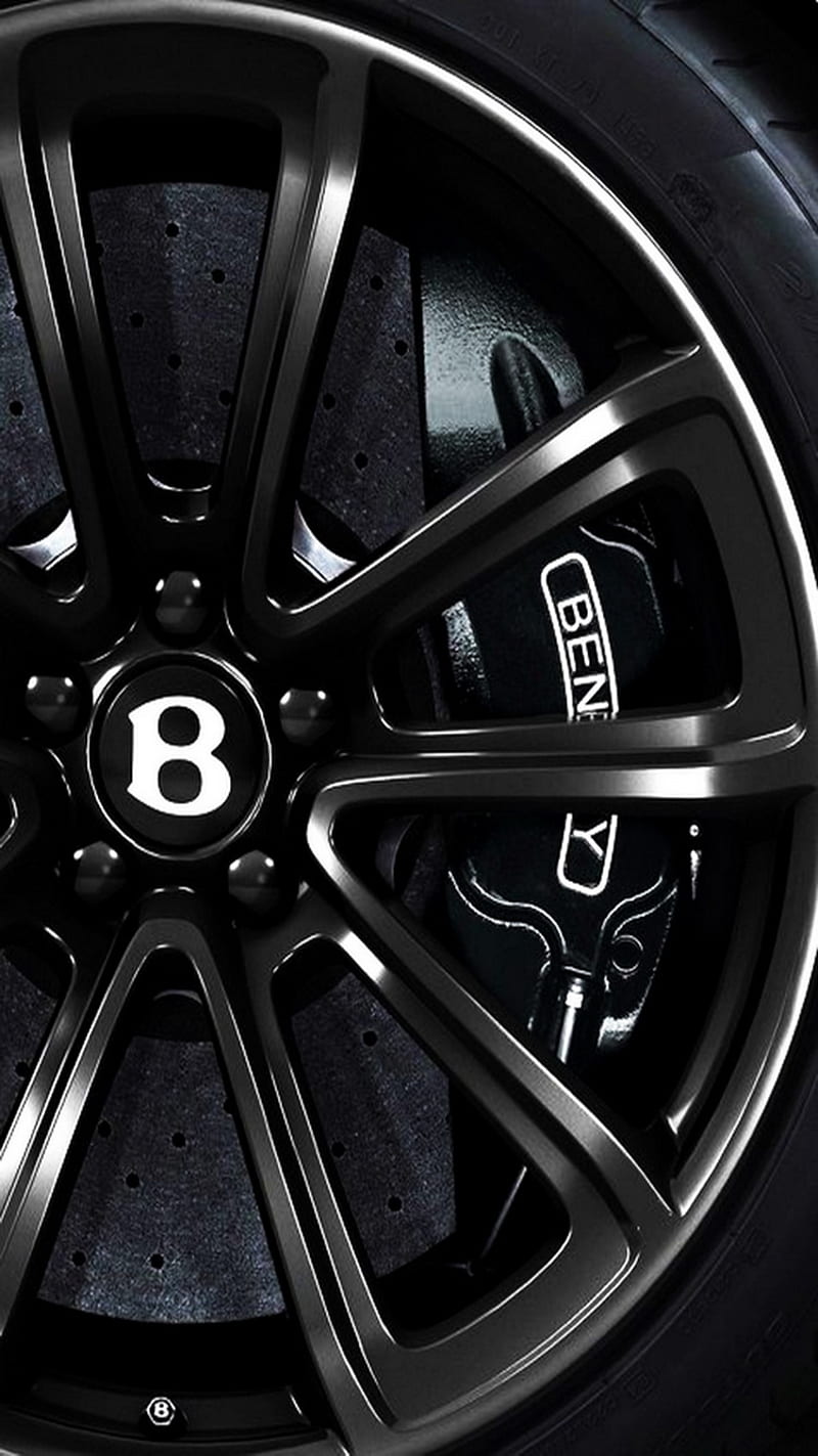 Bentley, tyre, HD phone wallpaper
