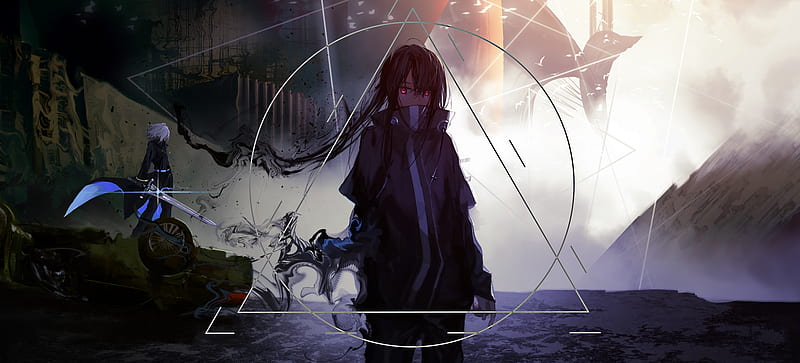 Anime boy, futuristic battles, shiny eyes, sword, Anime, HD wallpaper |  Peakpx