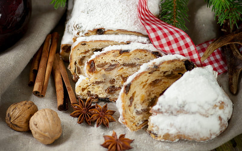 *** Holidays cakes ***, nuts, holidays, cakes, food, HD wallpaper