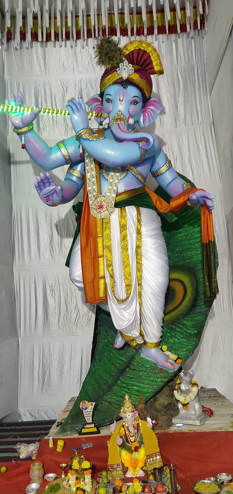 Shivsenacha Raja, ganesh, ganpati, lord ganesh, HD phone wallpaper