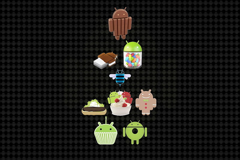 Evolution, android, droid, google, logo, robot, HD wallpaper