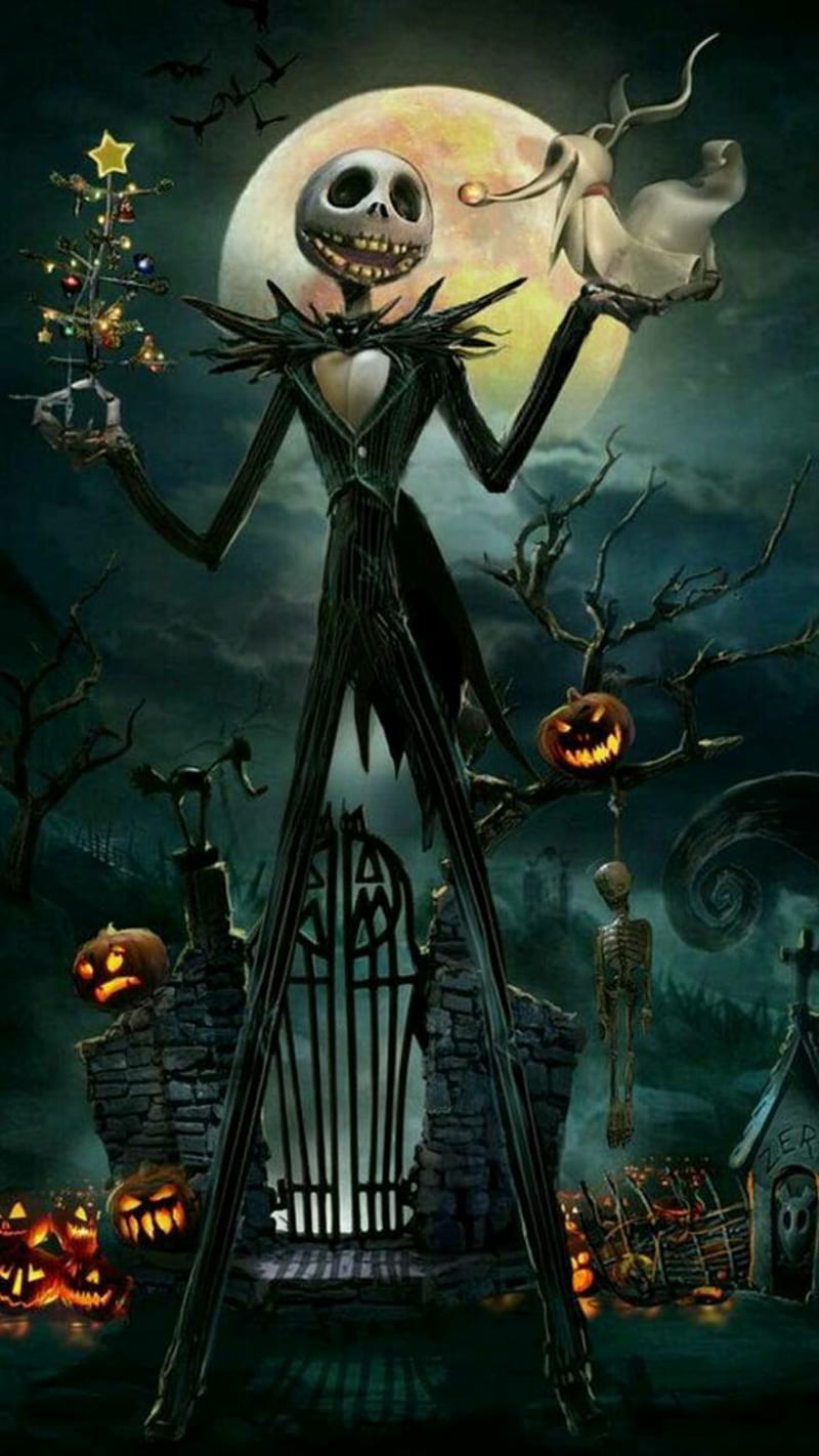 DEVIL SKELTON, ghost, halloween, HD phone wallpaper