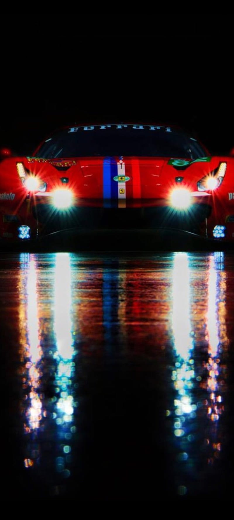 Ferrari 488 GTE, endurance, ferrari 458, ferrari 488, le mans, speed, tablet, wec, HD phone wallpaper