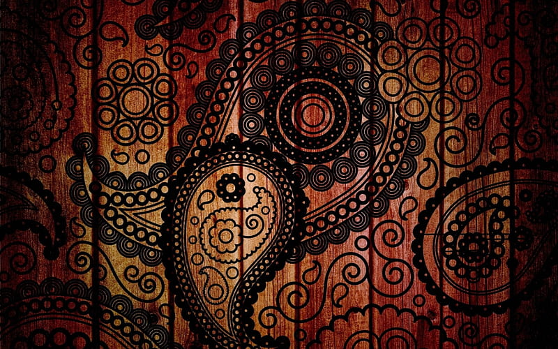 Wood texture, pattern, red, brown, texture, indian cucumber, wood, HD wallpaper