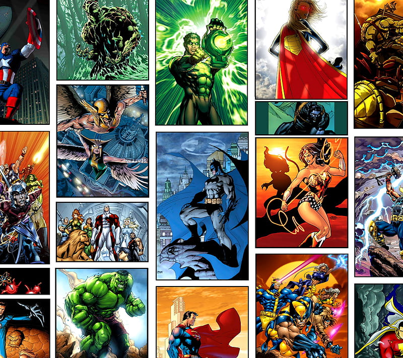 Marvel Heroes, cw, hp, HD wallpaper